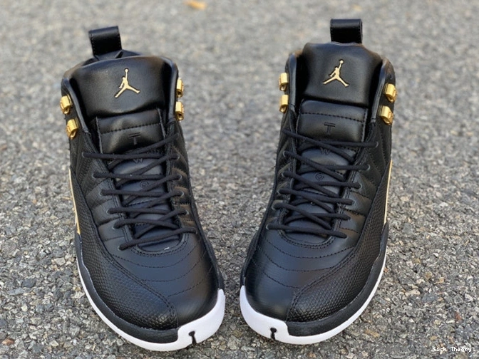 Kicked Out Shoe Store Gold-White Metallic Air AO6068-007 'Reptile' Black Retro 12 Jordan 0723